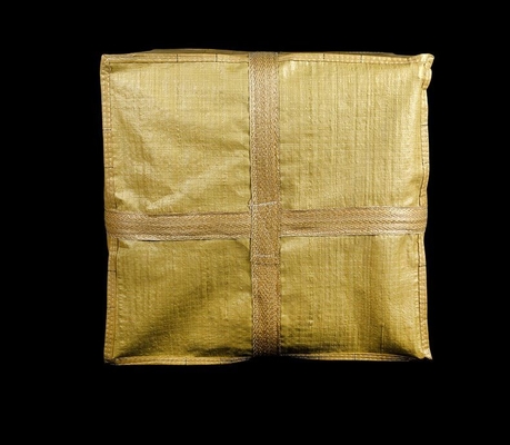Отверстие поли светлоого-желт угла креста сумок 0.5t большей части FIBC большое